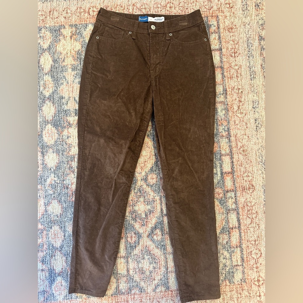 Old Navy Women’s High Rise OG Straight Corduroy Pants